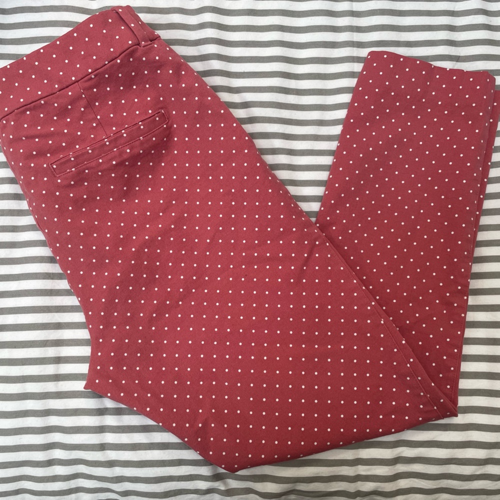 Old Navy Pink Pixie Polka Dot Pants Sz 6